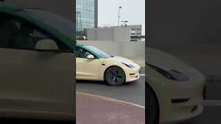 Tesla Taxi dubai [upl. by Tterrab]