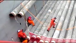 IDIOTS AT SEA  Offshore Pipelay Crane FAILURE ACCIDENT [upl. by Eng]