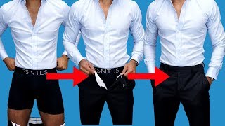 5 HIDDEN Ways To Keep Your Shirt Tucked In ALL Day [upl. by Drus]