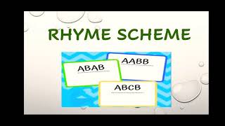 What is Rhyme Scheme [upl. by Akanke]