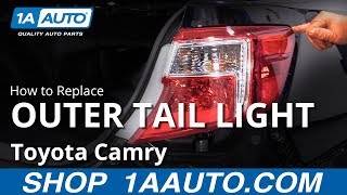 How to Replace Tail Light 1214 Toyota Camry [upl. by Euv445]