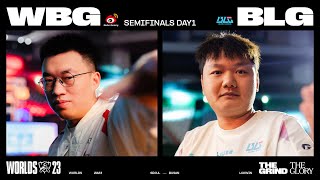 WBG vs BLG 매치 하이라이트  녹아웃 스테이지 4강 Day 1  1111  2023 월드 챔피언십 [upl. by Pulchia]