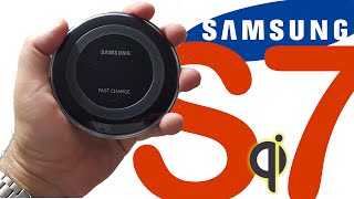 Unboxing Nuevo Cargador Inalambrico Samsung Carga Rapida Galaxy S7 FAST CHARGE [upl. by Aicirtan677]