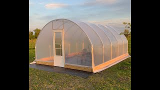 A beginners guide on how to build a greenhouse from Growers Solution to grow organic food Part 1 [upl. by Nallac]