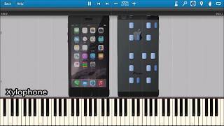 CLASSIC iPHONE RINGTONES IN SYNTHESIA [upl. by Lodie283]