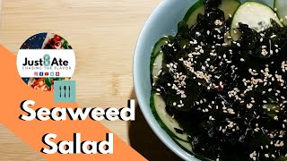 How to Make Seaweed Salad  Recipe  Just8ate [upl. by Tani]