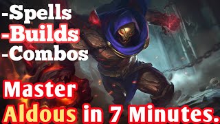 Master Aldous in 7 Minutes  Mobile Legends Bang Bang [upl. by Tumer]