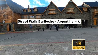 🇦🇷 Fantastic Street Walk Bariloche  Argentina  4k [upl. by Islehc563]