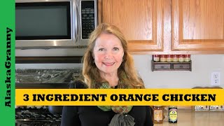 3 Ingredient Orange Chicken Sauce Pantry Clean Out Recipe From Food Storage [upl. by Lemyt196]