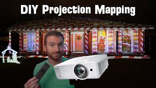 I Projection Mapped My House for Christmas  2020 Update Part 1 of 2 [upl. by Kammerer70]