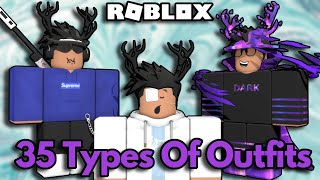 Types of Roblox Players Outfits [upl. by Acacia142]