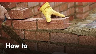 Bricklaying 101 How To Build A Brick Wall  Bunnings Warehouse [upl. by Ahc]