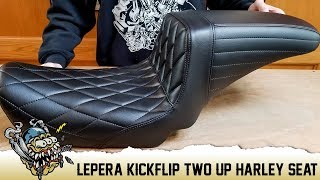 LePera Kickflip Harley Davidson Seat Overview  DeadbeatCustomscom [upl. by Hoseia]