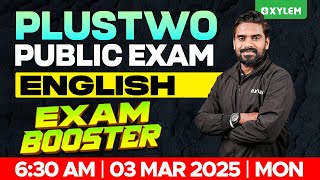 Plus Two Public Exam English  Exam Booster  Xylem Plus Two [upl. by Adelice257]