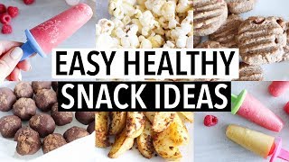 10 EASY HEALTHY SNACK IDEAS You NEED to try Low Cal Healthy Yum [upl. by Moria]