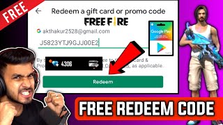 Free Fire Free Unlimited Redeem Code 2021 l How To Get Free Redeem Code No App No Paytm l Free Fire [upl. by Ameehs]