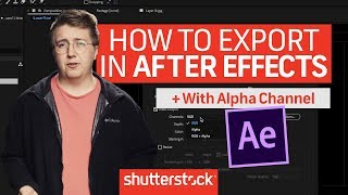 How to Export in After Effects  Motion Graphics Tutorials [upl. by Emelun912]