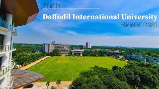 Daffodil International University 4K quotDIU permanent campusquot 4K view [upl. by Parsons516]