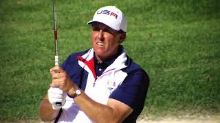 Phil Mickelson vs Sergio Garcias Amazing Sunday Singles Match Highlights  2016 Ryder Cup [upl. by Hairaza]