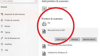 Microsoft print to pdf windows 10 fix and Install2021 [upl. by Chadwick]