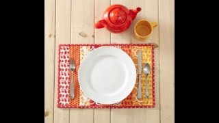 QuiltAsYouGo Place Mat [upl. by Nemra]