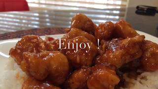 3 Ingredient Easy Orange chicken [upl. by Pyle]