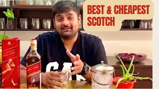 Johnnie Walker Red Label  Highest Selling Blended Scotch Whisky  Review And Unboxing [upl. by Annaohj]