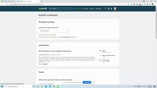 Submit a Proposal on Upwork [upl. by Larina]