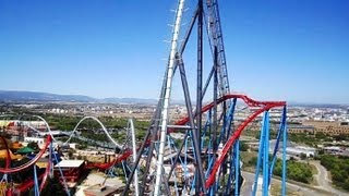 Shambhala front seat onride HD POV PortAventura Park [upl. by Palumbo]