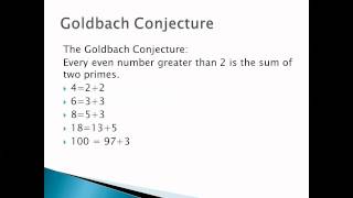 Goldbach Conjecture TIU Math Dept [upl. by Akenor]