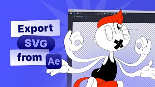 How to export SVG from After Effects  Tutorial [upl. by Pryor745]