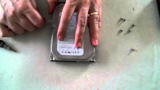 Opening a Seagate Barracuda Hard Drive [upl. by Aliuqa943]