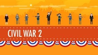 The Civil War Part 2 Crash Course US History 21 [upl. by Sirap]