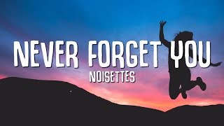 Noisettes  Never Forget You Lyrics  I’ll never forget you  Tiktok Song [upl. by Adnelg]