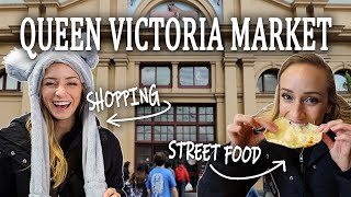 Queen Victoria Market FOOD TOUR Our first visit to Melbourne Australia [upl. by Eihs978]