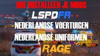 HOE INSTALLEER JE MODS LSPDFR VOERTUIGEN ELS UNIFORMEN EN CALLOUTS [upl. by Daas620]