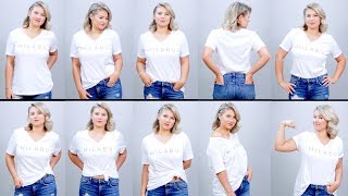 10 DIFFERENT WAYS TO WEAR A TSHIRT  Milabu [upl. by Sugar]