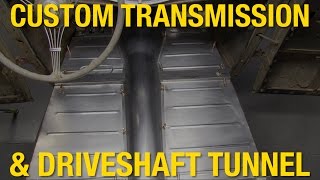 How to Build a Custom Transmission amp Driveshaft Tunnel  Ford Model A  Eastwood [upl. by Atinek216]