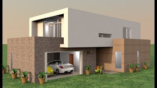 Sweet Home 3D Modern Villa Complete Project [upl. by Dayna]