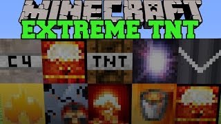 Minecraft EXTREME TNT SUPERNOVA HYDROGEN BOMB amp MORE EXPLOSIVES Mod Showcase [upl. by Anitnamaid642]