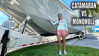 Difference Between Monohull and Catamaran Fishing Boat 2021 [upl. by Loeb807]