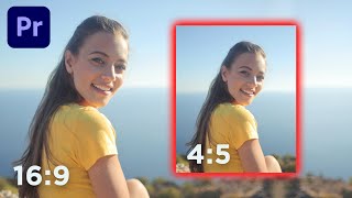 How to Change Aspect Ratio in Premiere Pro 2021 [upl. by Myna]