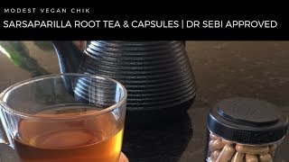 Sarsaparilla Root Herbal Tea amp Capsules  Dr Sebi Approved [upl. by Hildie484]