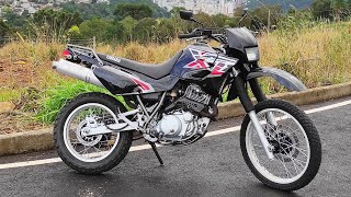 YAMAHA XT 600 e TEST RIDE  ESCAPAMENTO COYOTE [upl. by Ymia]