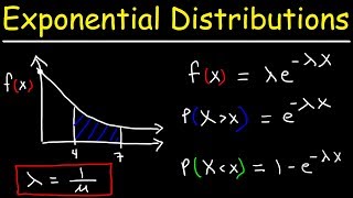 Probability Exponential Distribution Problems [upl. by Nennek]