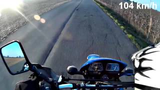 Yamaha XT 600  Top SpeedAcceleration [upl. by Cox]