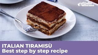 HOW TO MAKE TIRAMISÙ  The ORIGINAL Italian recipe [upl. by Aiekahs]