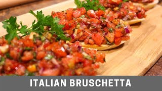 Italian Bruschetta Easy Recipe [upl. by Lavro386]