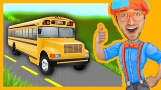 Blippi Wheels On The Bus  Songs For Toddlers [upl. by Sykleb]