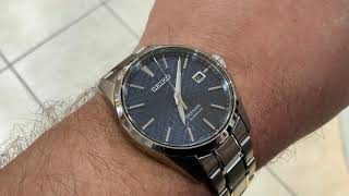 Unboxing and Review of the Seiko Presage SPB167 Blue Sharp Edge [upl. by Spatola]